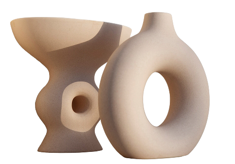 Soft White Designer Vase